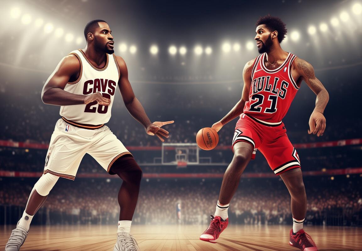 2017年NBA焦点战：骑士VS公牛巅峰对决勒布朗罗斯对决